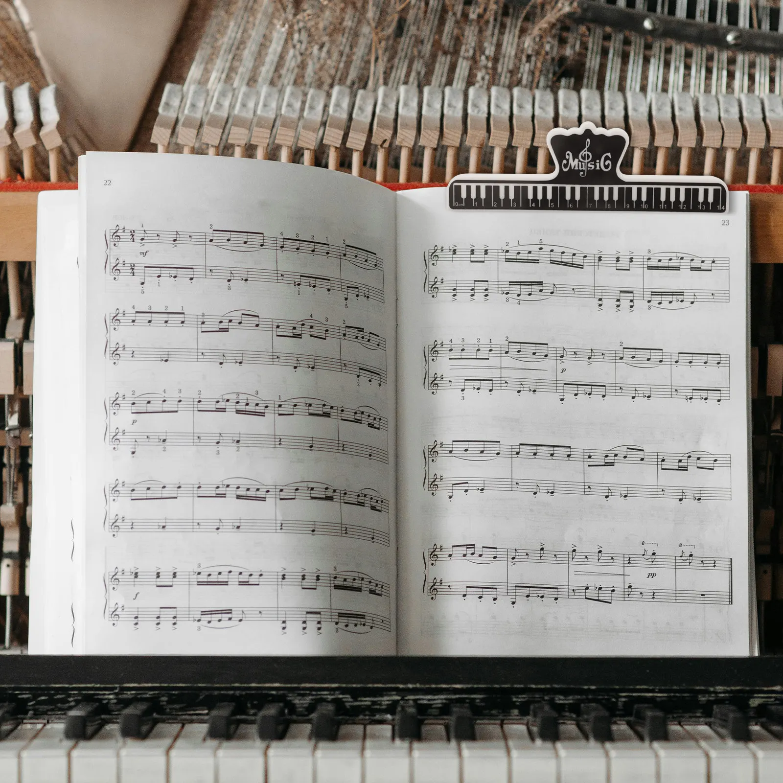 5 Pcs Double-sided Clip Music Clips Page Holder Note Book Score Musical Instrument