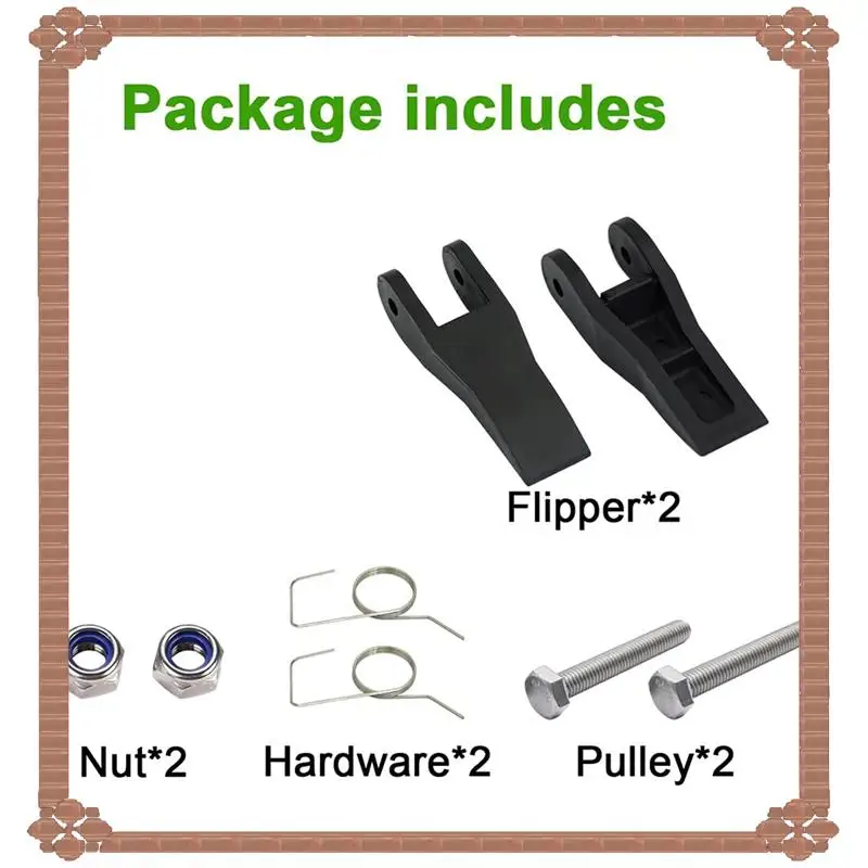 24-Hour Delivery For Werner/Louisville Kellers 29-1 Flipper Replacement Kit For Aluminum& Fiberglass Extension Ladder For Werner