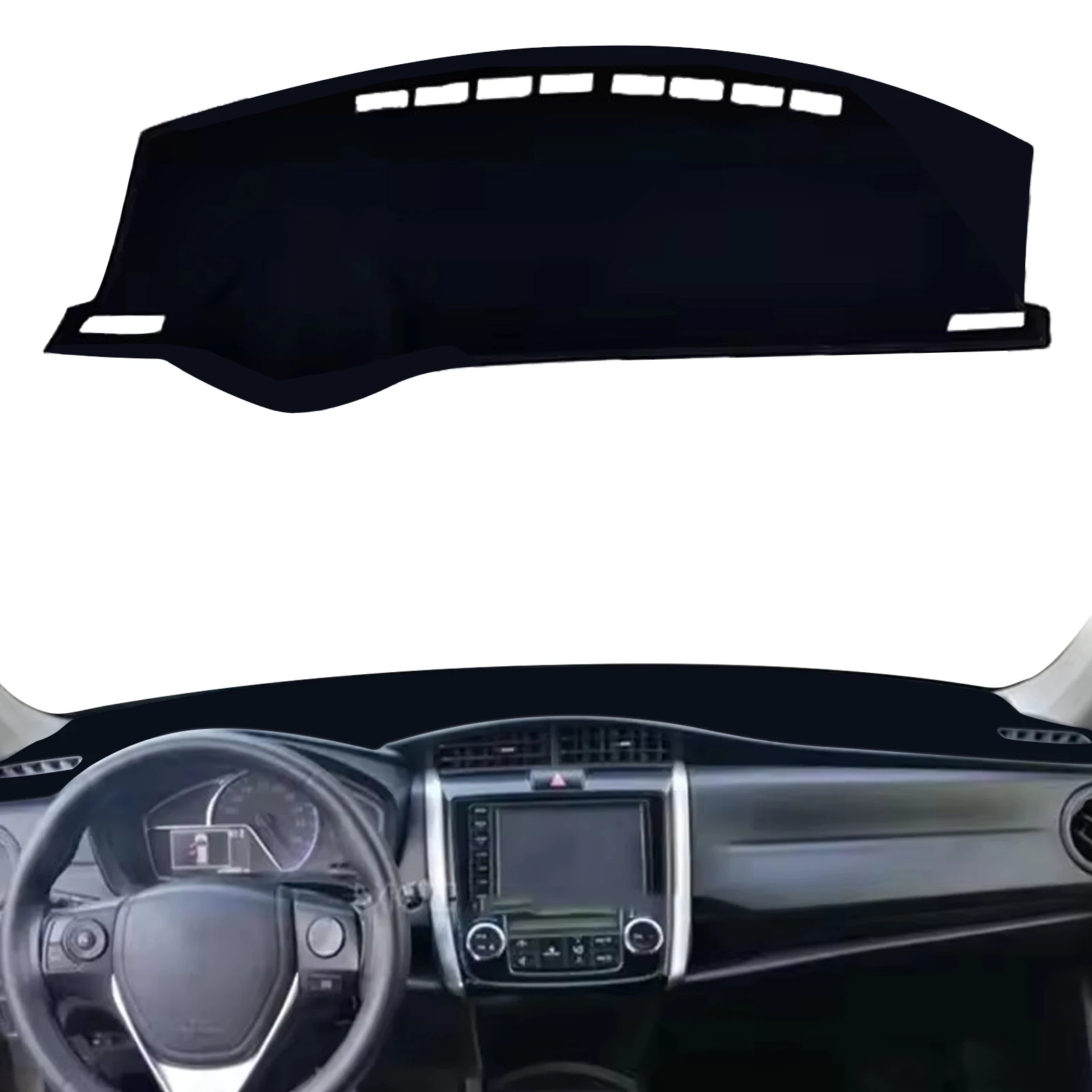 

for Toyota Corolla Axio Altis Fielder 2013-2018 Japan Dashboard Cover Sunshade Non‑Slip Protector Dash Mat Interior Decor Pad