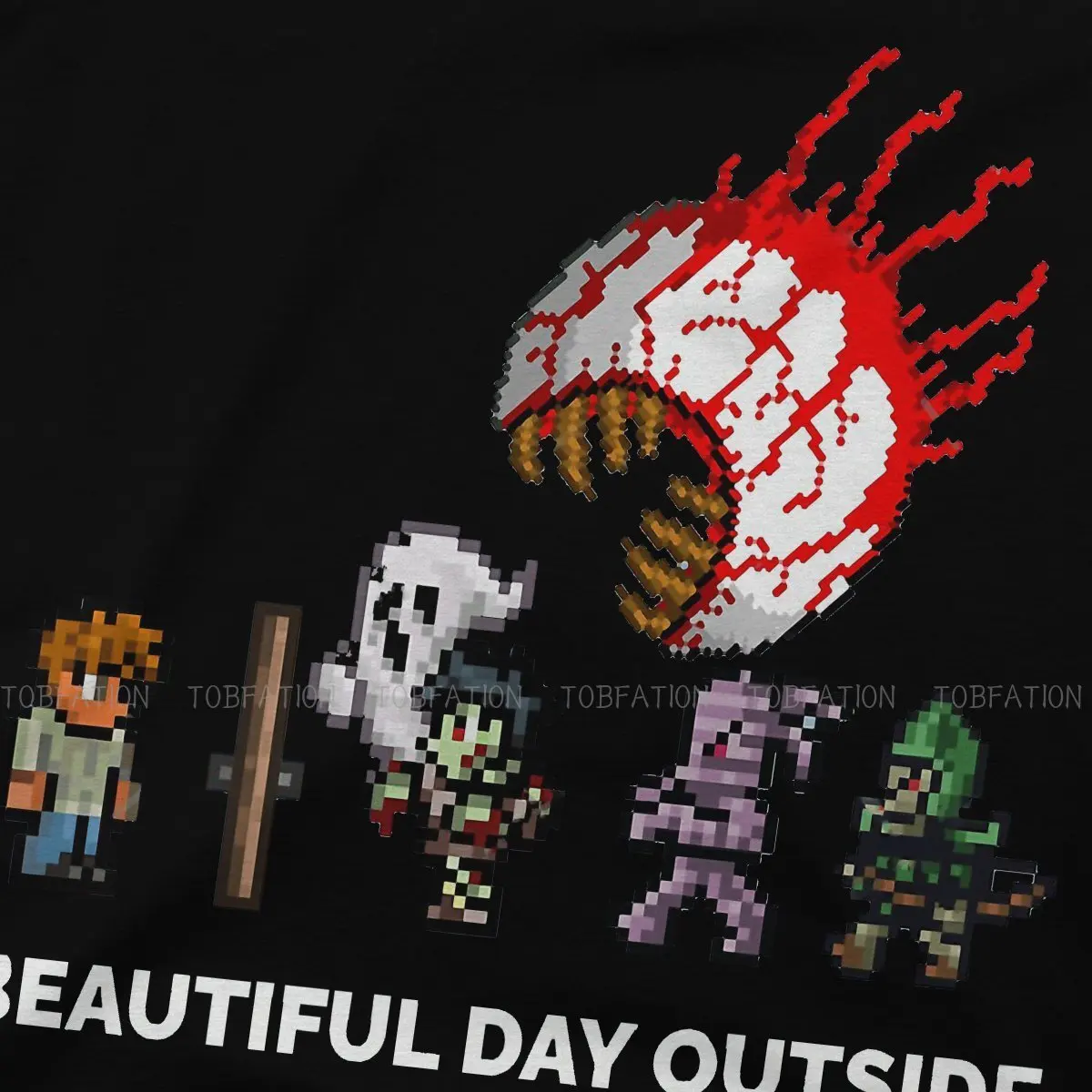 Mens Womens Game Halloween Harajuku TShirt Terraria Creative Tops Casual T Shirt Male Tee Unique Gift Clothes