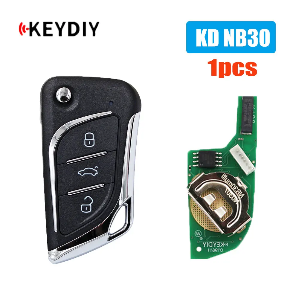 1pcs KEYDIY NB30 Multifunction Universal Car Remote Key for KD900/KD-X2/KD-MAX Auto Key Programmer NB Series Car Remote Control