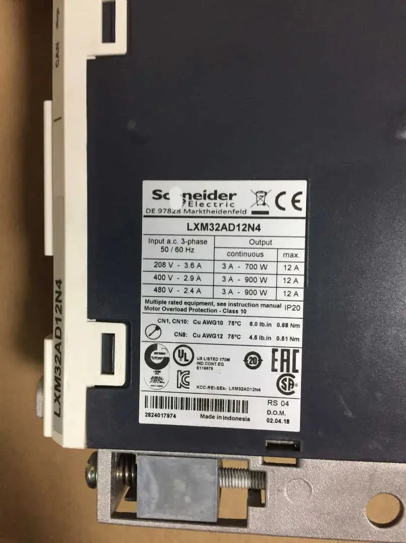 LXM32AD12N4 Сервопривод для Schneider