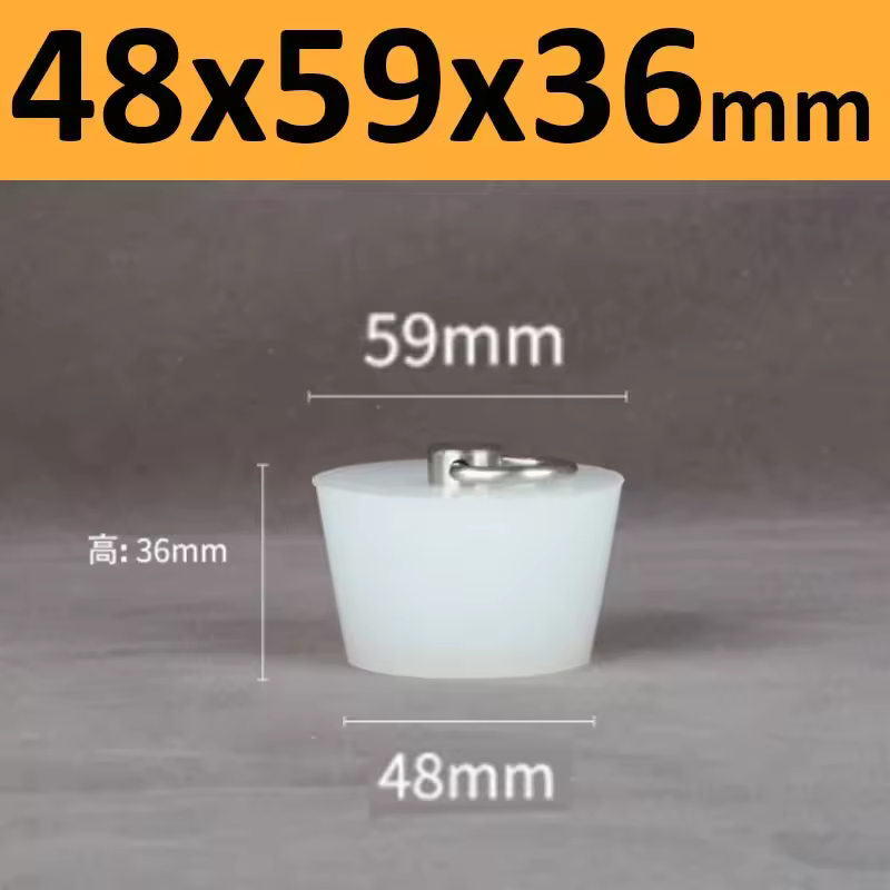 Conical Silicone Plugs With D Ring Waterproof Sealing Cover High Temp Hole Stopper For Bottle/Fish Tank/Barrel - Image 26