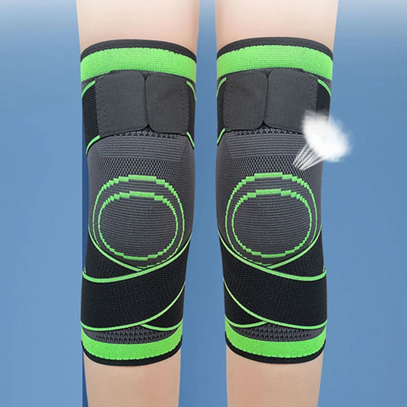 New 1Pcs Sports Warm Knee Pads Men Women Knee Arthritis Joints Protector Mountaineering Cycling Running Non Slip Knee Brace