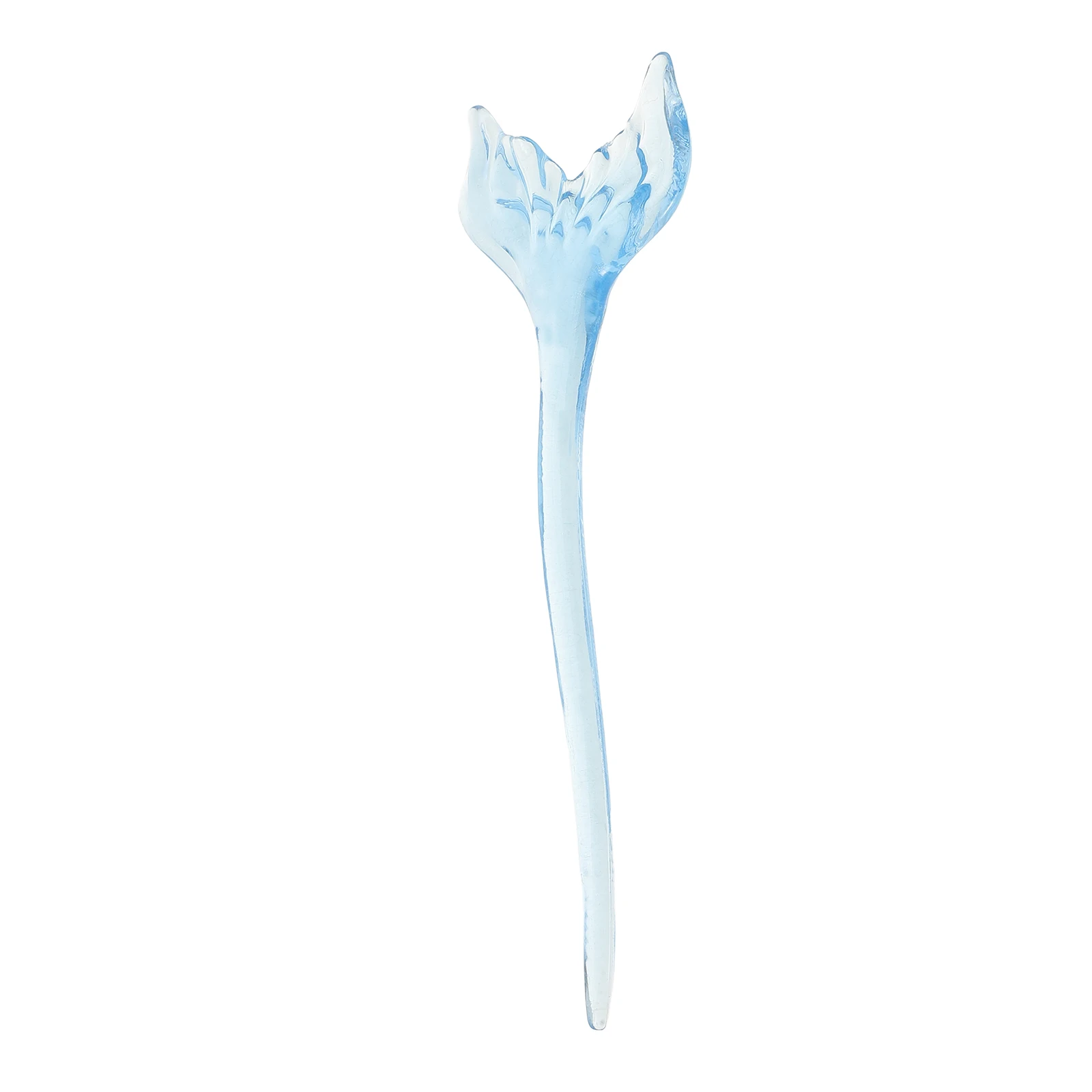 

Fish Tail Hairpin Acrylic Sky Blue Hair Sticks Buns Accessories Durable Retro Decorative Chopsticks Hair Bun Styles Women