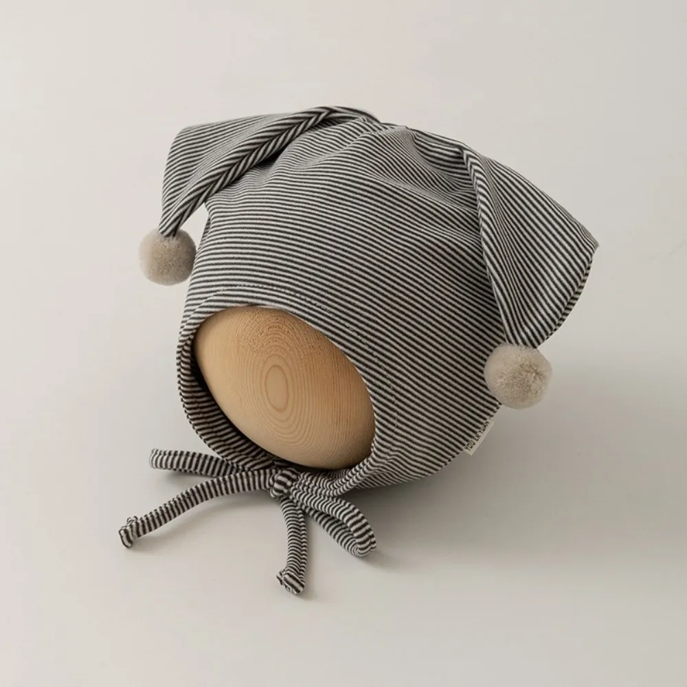 

Ins Cute Baby Fetal Cap Soft Cat Ear Newborn Beanie Hat Sweet Tie Strap Infant Bonnet Hat Boys Girls