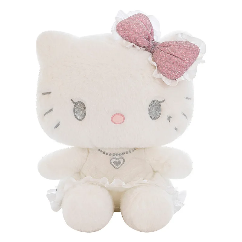 Kawaii Hello Kitty peluche Sanrio peluche poupée ange et diable conception mignon oreiller enfants anniversaire cadeau de noël filles chambre décor