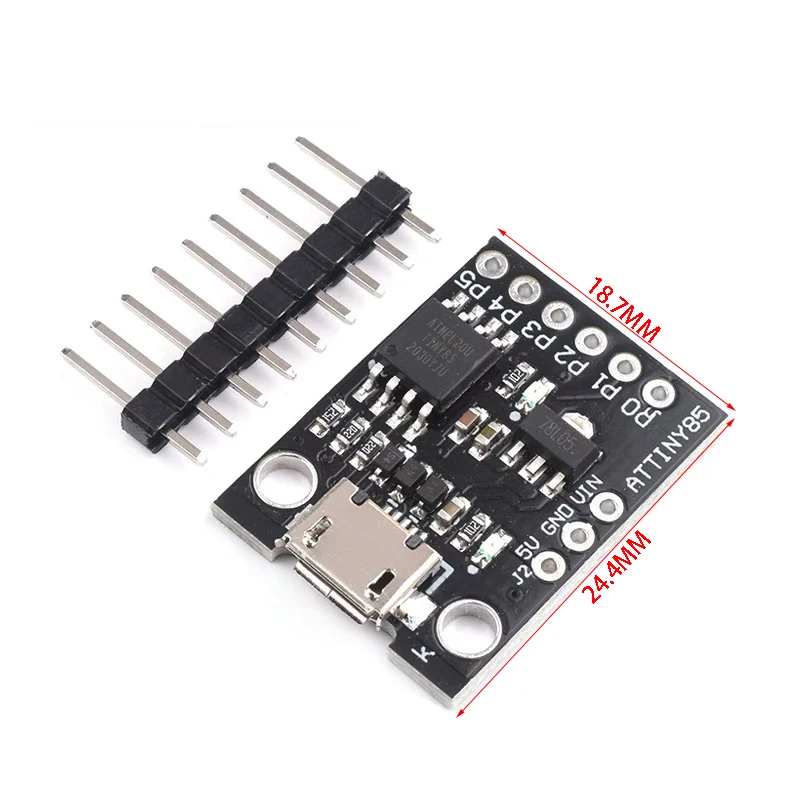 Digispark Kickstarter Micro placa de desarrollo ATTINY85/TINY85 ATTINY13A módulo para Arduino IIC I2C USB