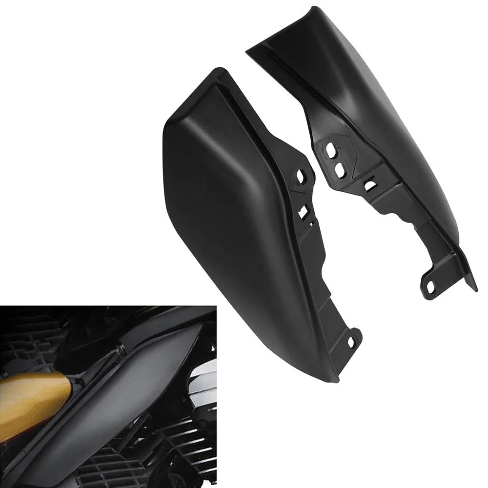 

2pcs Mid Frame Air Heat Deflector Trim for Harley Touring Road King Street Glide Electra Glide Trike 2017-later