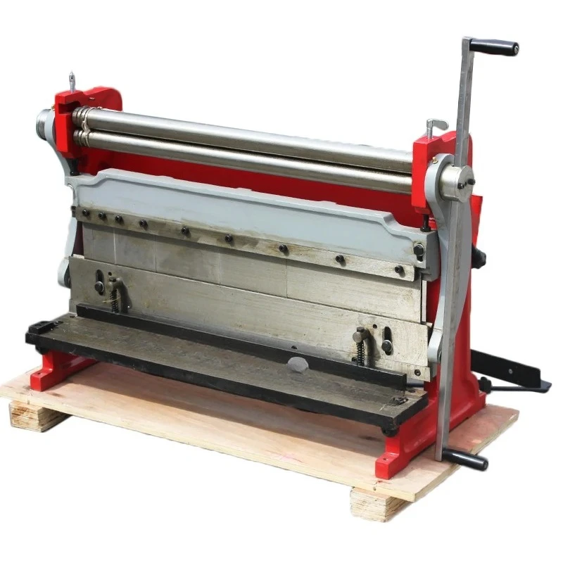 

For Bending machine 610mm Manual shearing board HSBR-610 Rolling three in one copper iron aluminum plate machine