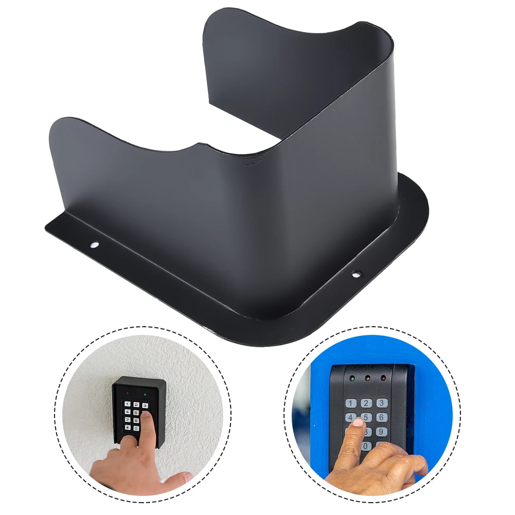 Material Doorbell Rain Cover, Protects Monitors and Intercoms, Sturdy Design, Easy Installation Includes Screws