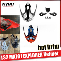 Original LS2 MX701 EXPLORER Helmet Parts Brim Accessories Helmet Sun visor Anti-fog sticker
