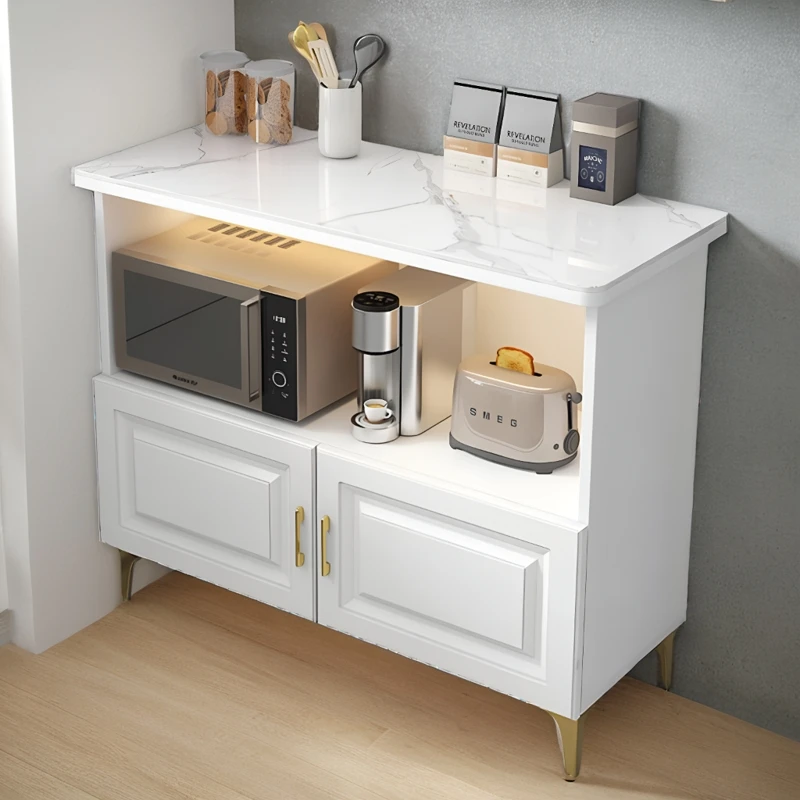 

Kitchen Shelf Cabinet Living Room Wall Locker Household Cabinet Microwave Oven Locker Multifunctional Side Cabinet
