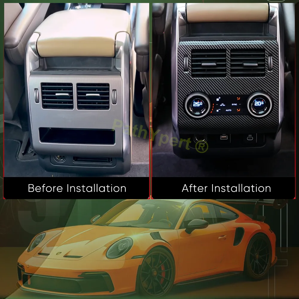 For Land Rover Range Rover Sport L494 2014-2017 Two 18W Fast-Charging Ports Rear-Seat Climate Control Screen Available In 3Color