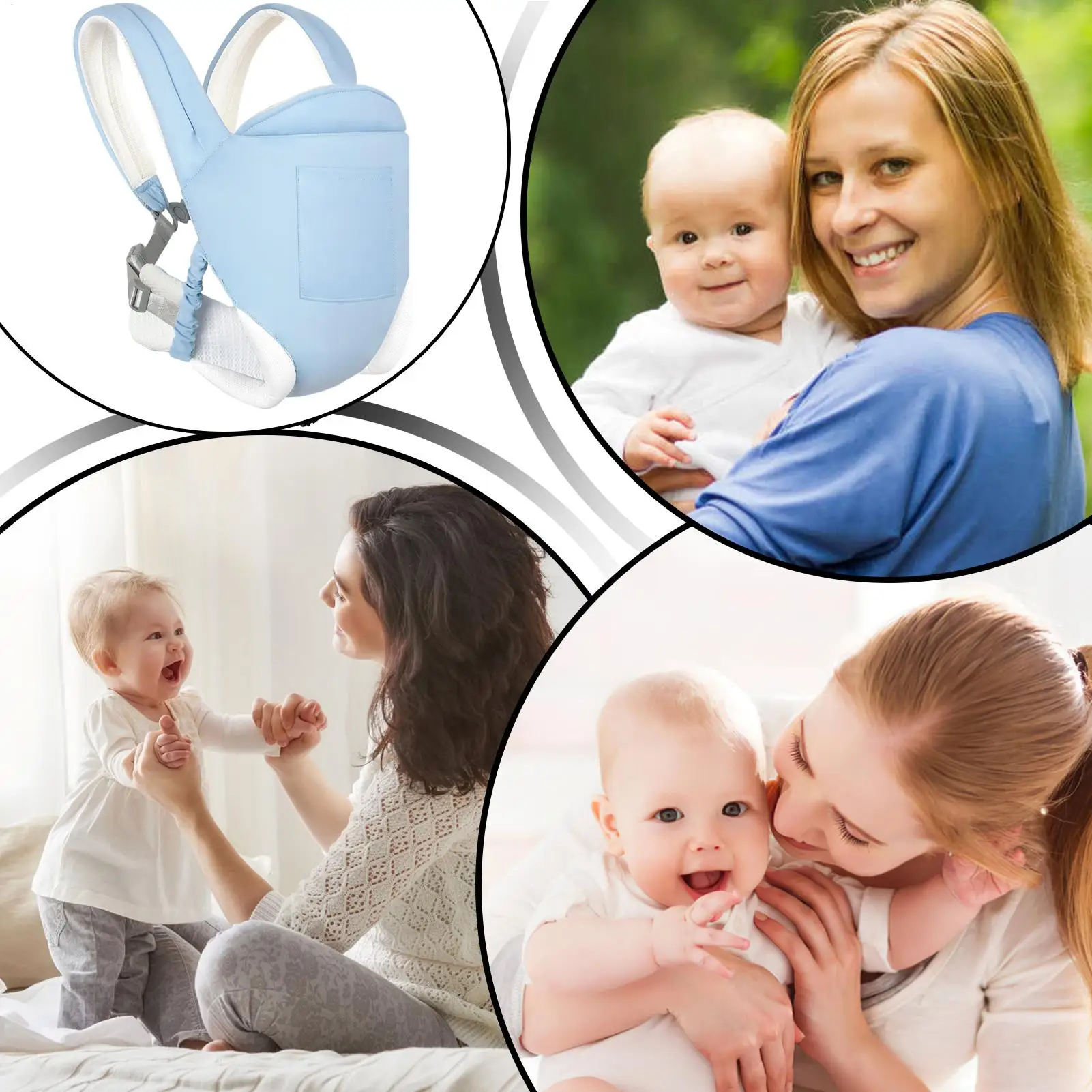 

Baby Carrier Convertible Cozy Baby Boy Strap Carrier Soft Breathable Carrying Sling For Picnic Airplane Travel Outdoor Daily