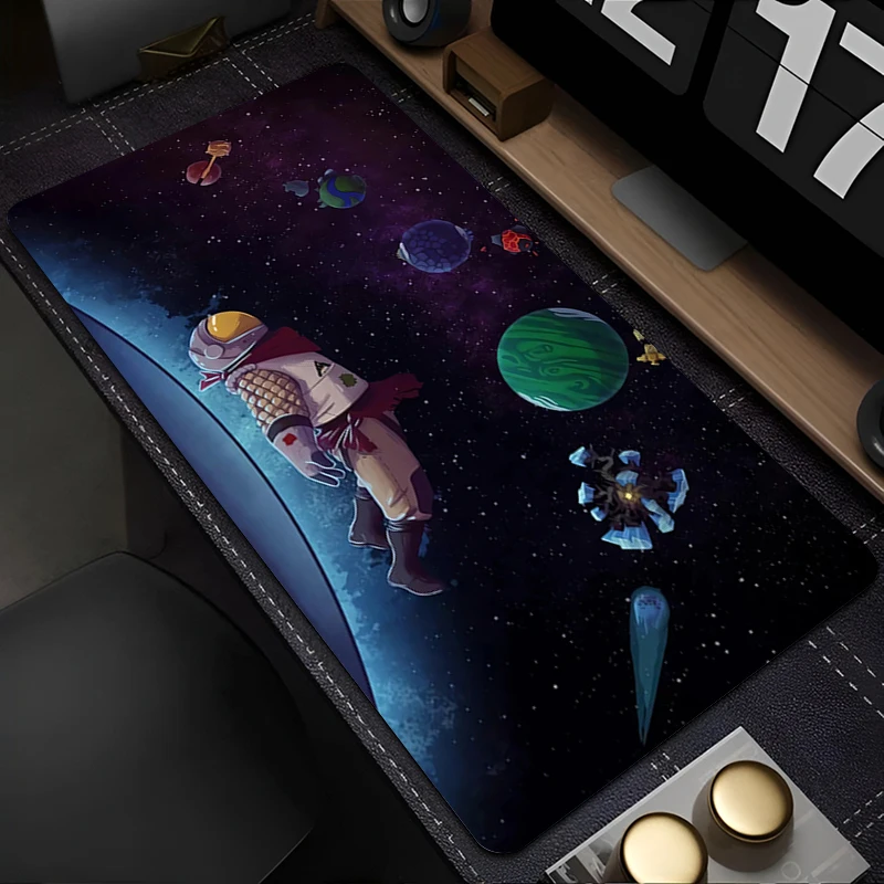 

Mouse Pad PC Accessories Keyboard Pad Office Desk Mat Anti Slip Cartoon Mousepad Natural Rubber Gaming Outer Wilds Extended Pad