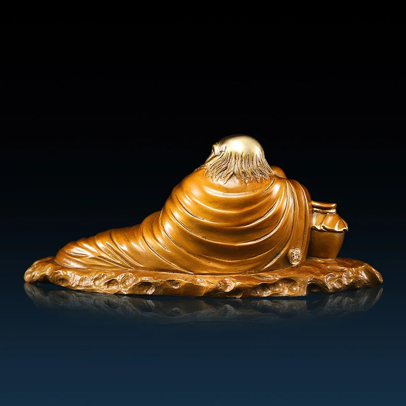 النحاس سيد زن بوذا تمثال النحاس الحرف الزينة أثاث المكاتب المنزلية الهدايا سيارة الحلي