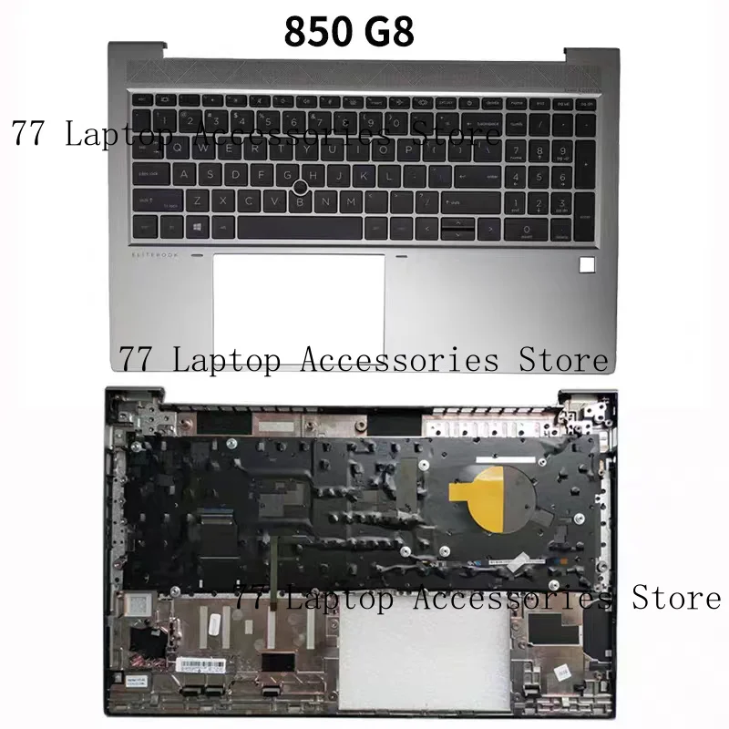 

for HP EliteBook 850 G8 Palm Rest Backlit Keyboard and Fingerprint Hole M35816-001