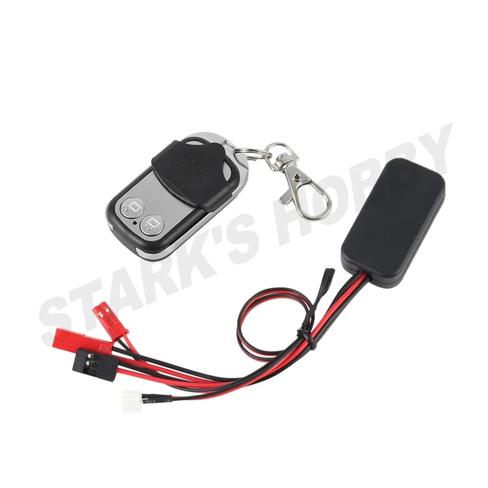 RC Metal Automatic Winch Remote and Controller for 1/10 RC Crawler Car Axial SCX10 90046  TRX4 Redcat GEN8 CC01 TF2 D90