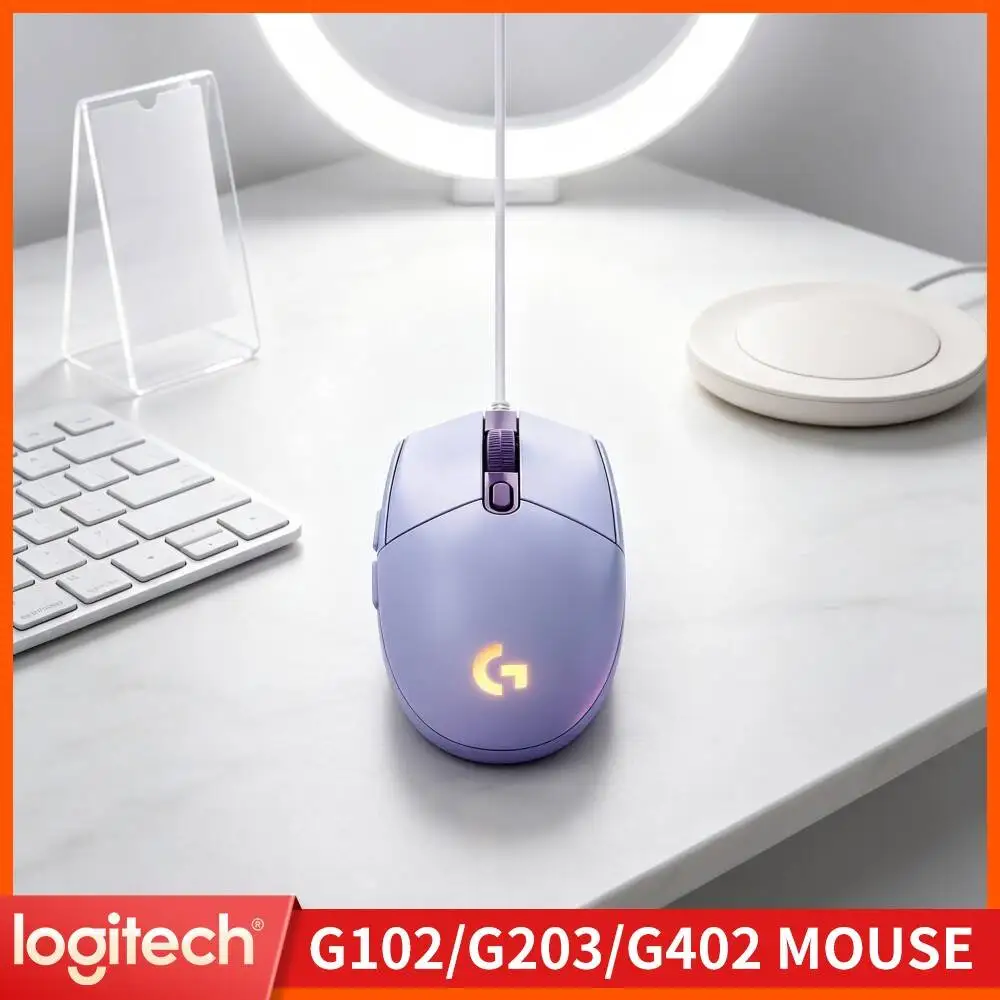 Logitech G102 Prodigy Gaming Mouse,Lightweight Ergonomic Contour,Fast DPI Shift,Popular Model For Amateur Gaming Enthusiasts
