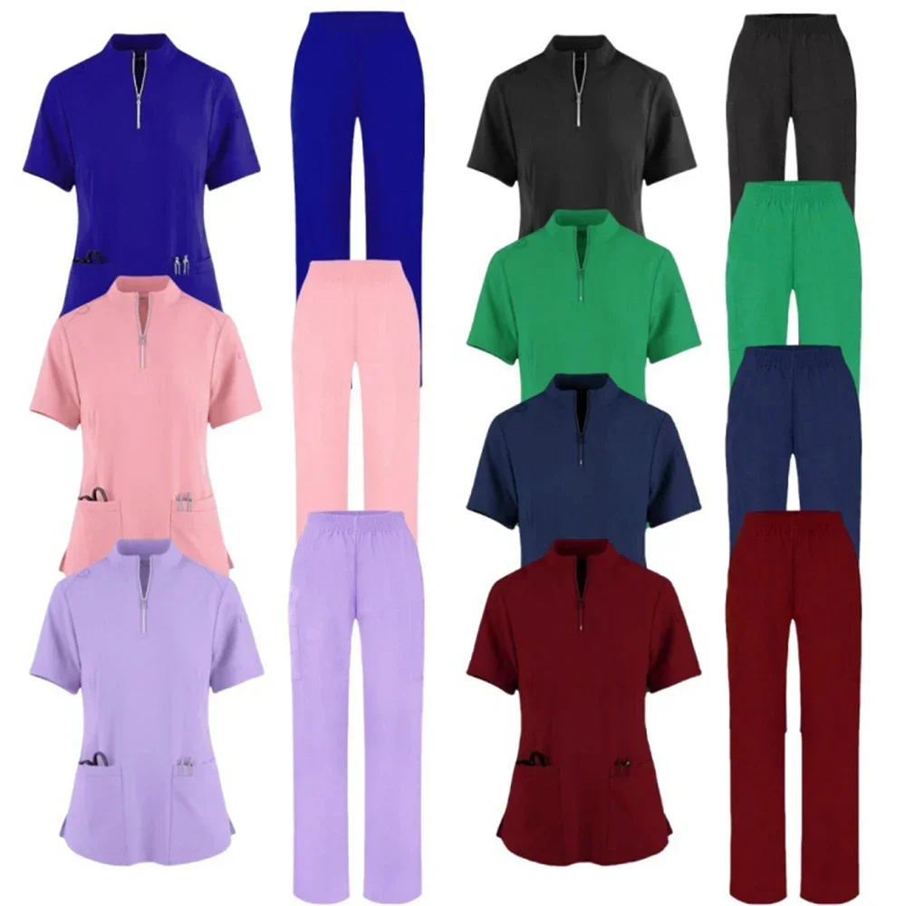 

Wholesale Operating Room Medical Uniform Scrubs Hospital Working Scrubs Set Medical Supplies Nurse Dental Surgery Suit Workwear