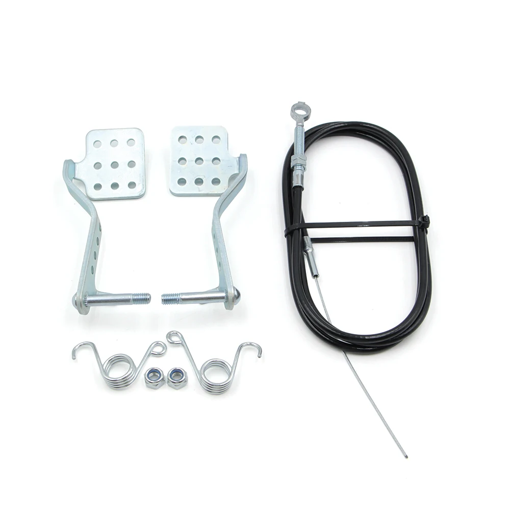Go Kart Pedals Brake Pedal 1800mm Throttle Cable Kit For Predator 212cc 196cc 6.5hp Road Rocket Manco Kandi Carter Azusa Parts