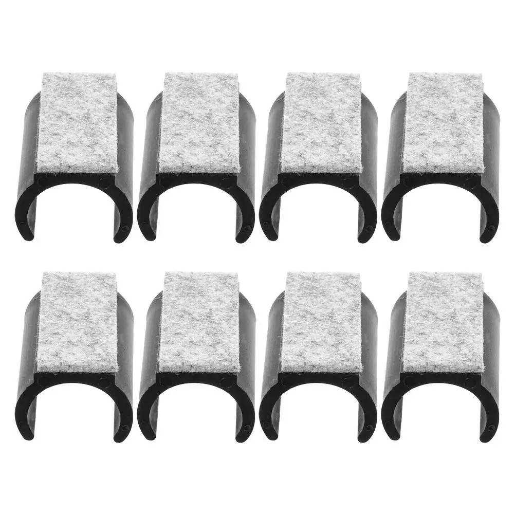 8Pcs U-Shaped Furniture Floor Protectors for Chairs Sleds Non-Slip Felt Pads Noise Reducing Chair Leg Pads Hardwood Floor Safe