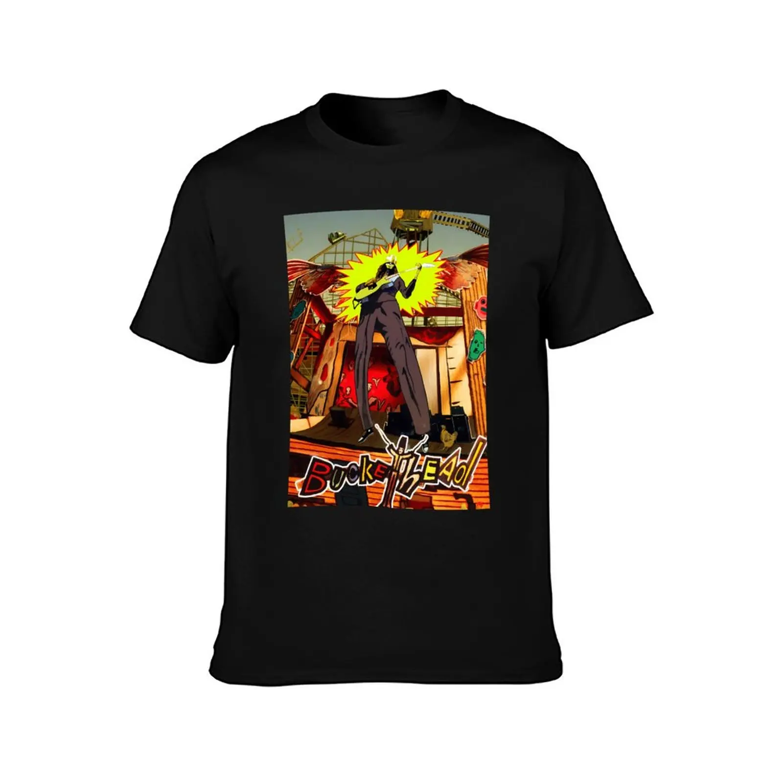 Land Buckethead Live Tour 2021 Siangrabu T-Shirt Plus Size Summer Short Sleeve T-Shirt