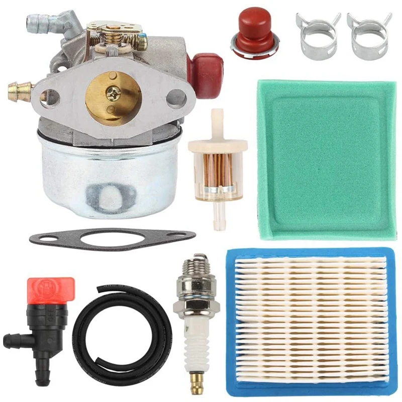 640004 640117B Carburetor Bulb Air Filter Kit For Tecumseh OHH45 OHH50 OHH55 OHH60 OHH65 Engine Mower 640014 640025