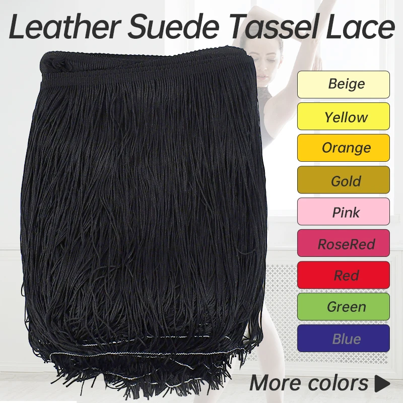 

10M 10-30cm Polyester Sewing Tassel Fringe Clothes Dress Lace Trims Garment Curtain Decorative Trimming DIY Ribbon Accessory