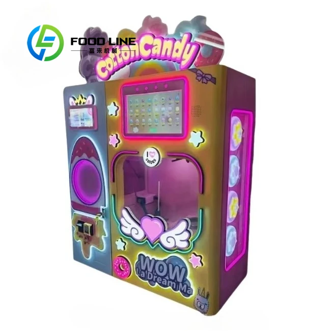 

Fully Automatic Commercial Cotton Candy Machine Marshmallow Fancy DIY Gift for Children