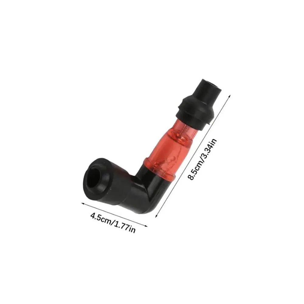 

1pc Motorcycle Spark Plug Decorative Cover Motorcycle Ignition Spark Plug Cap Motorcycle 90 Degree Flashing Spark Plug Cover