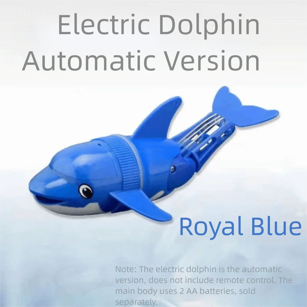 Cartoon Design Elektrisch dolfijnspeelgoed Elektrisch aangedreven Rolling Motion Badspeelgoed Swingende actie Watergeactiveerd waterspeelspeelgoed
