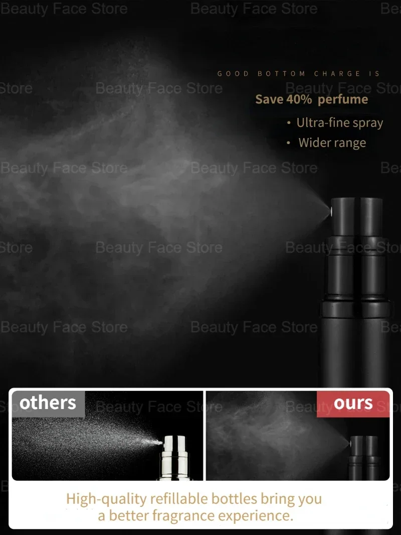 5/8 مللي زجاجة عطر عبوة محمولة صغيرة قابلة لإعادة الملء جرة رذاذ مضخة رائحة حاويات مستحضرات التجميل الفارغة رذاذ لأداة السفر #3