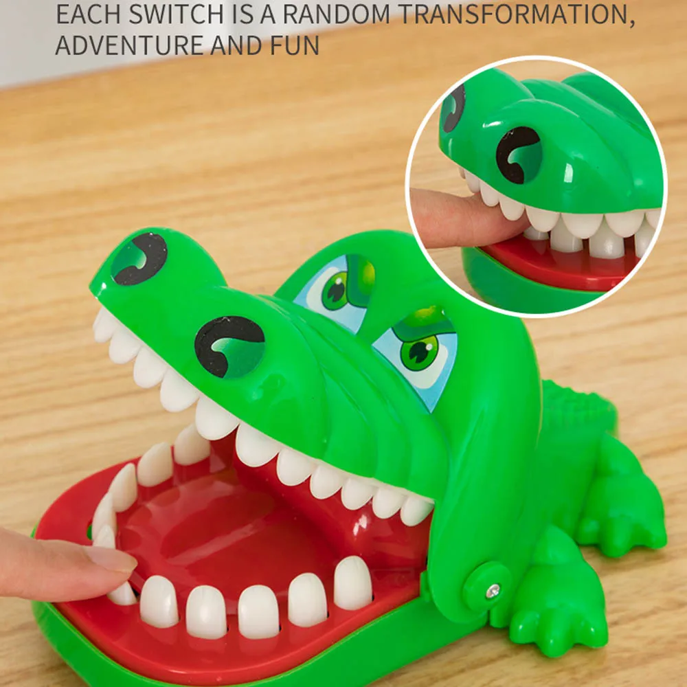 Cute Crocodile Snap Bite Finger Kids Children Family Group Game Fun Toy Gift Dentist Toy Biting Snapping Exciting Mouth Toys