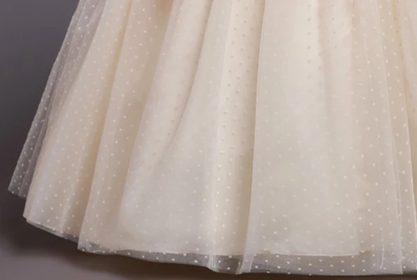 여아 원숄더 튤 드레스, 꽃 소녀를 위한 푹신한 공주 드레스, 특별한 날을 위한 미인 대회, 호스트 및 공연 드레스