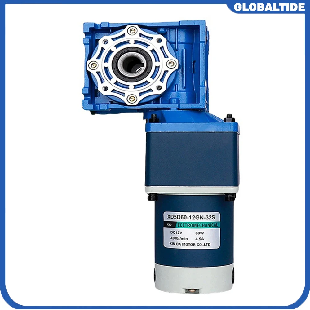 worm gear reducer com funcao de travamento automatico motor de desaceleracao de estagios velocidade ajustavel cw ccw dc nmrv40 12v 24v 60w 01