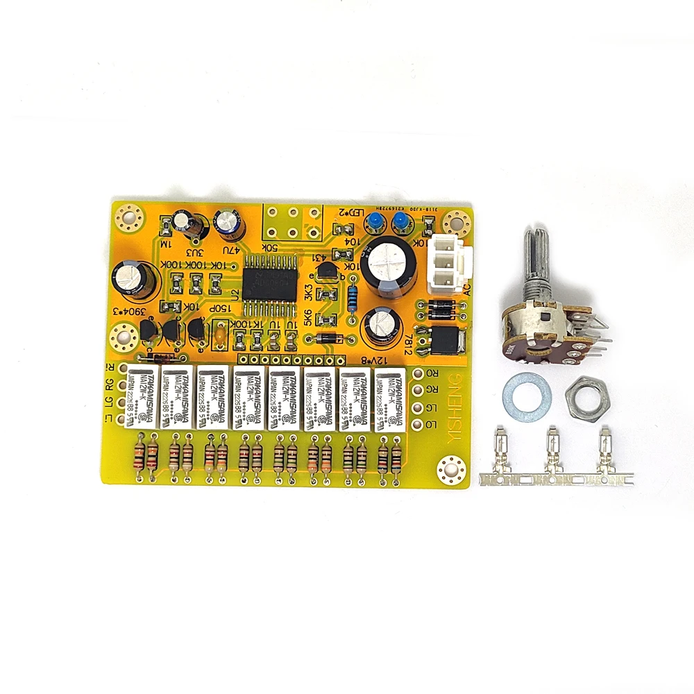 hifi-relay-volume-control-panel-board-potentiometer-alps-ac12v-18v
