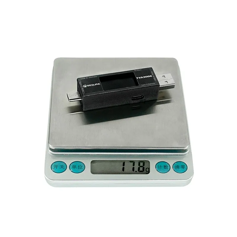 Imagem -06 - Sequre-medidor de Potência Volt Amperímetro de Alta Precisão Tva3006 Tipo-c