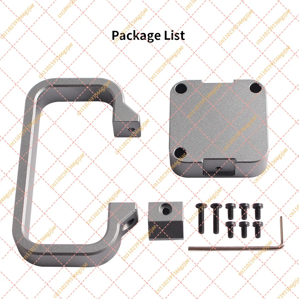 LF_CNC Aluminum Alloy Handle Grip for A1 mini 3D Printer, Replacement Parts