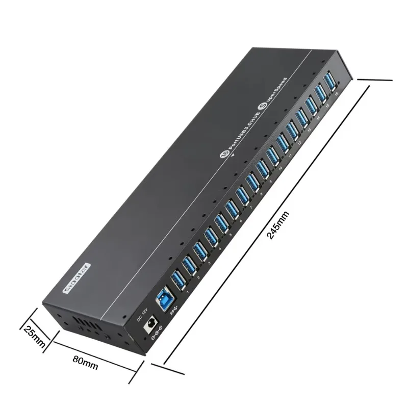 A-316  16 Port Usb 3.0 Hub 120W Power Bank  Charging Station Mobile Phone Charger