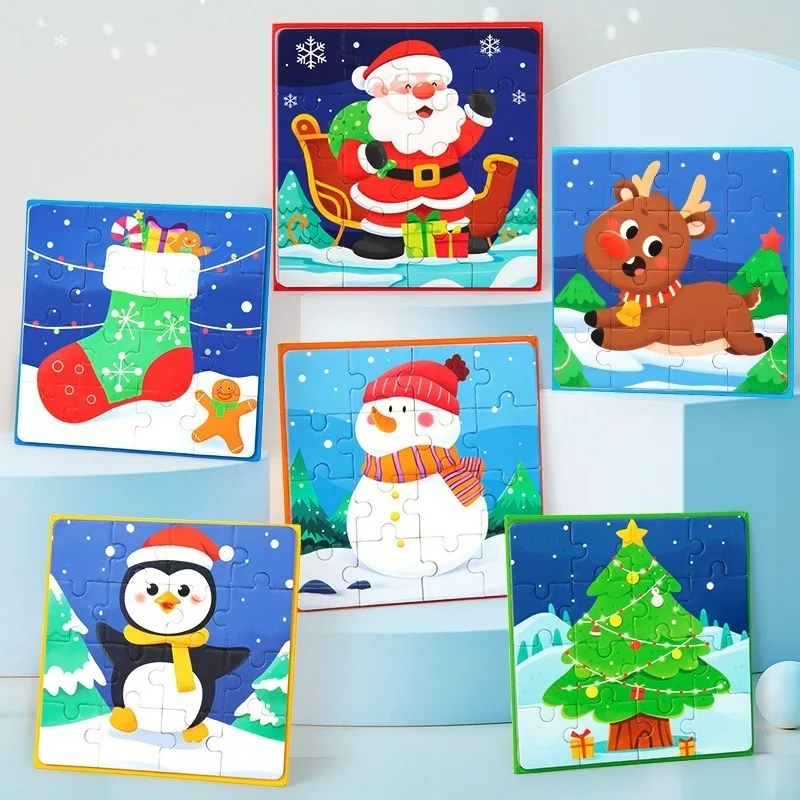 

Montessori Children's Magnetic Puzzle Children Puzzle Board Early Educational Toys Childhood Toys Christmas Puzzle Game Gifts