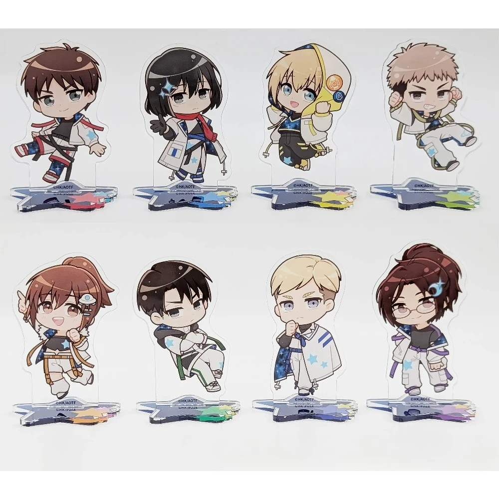

Anime Jean Kirstein Erwin Smith Levi Ackerman Mikasa Eren Yeager Armin Arlert Acrylic Stand Doll Figure Model Cosplay Toy Gift