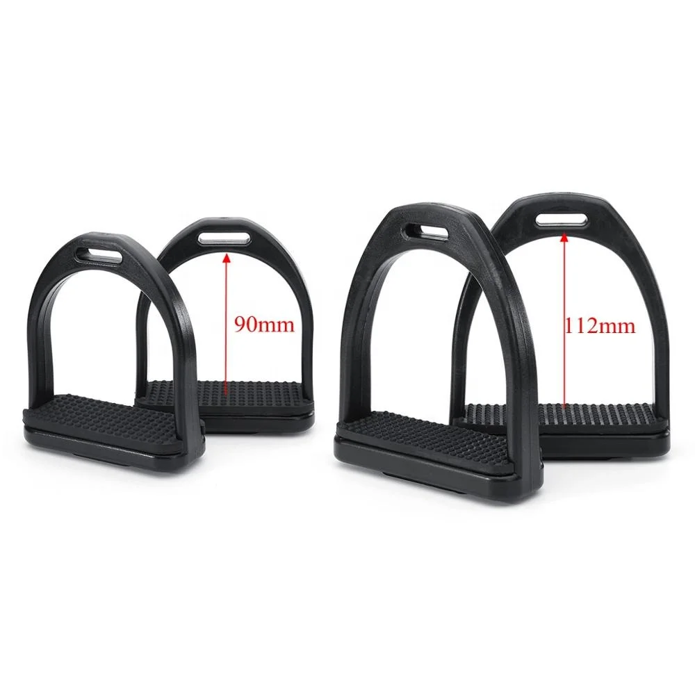 ركاب الحصان البلاستيكي للبالغين، 120 ملم/4.7 بوصة معدات الفروسية #1