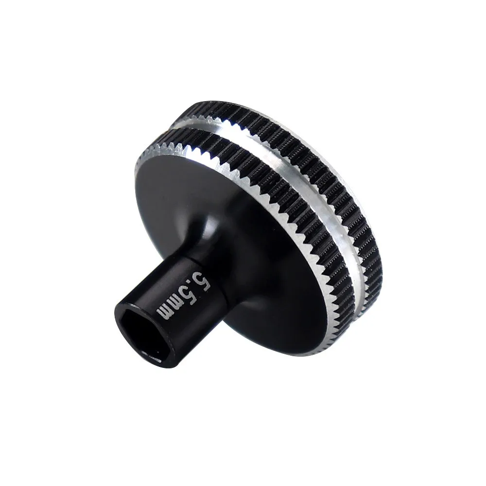 Short Handled Screw Nuts Hexagonal Wrench Sleeve Hex Socket Driver Aluminum Alloy 7075 Wheel Tool 5.0mm/5.5mm/7mm