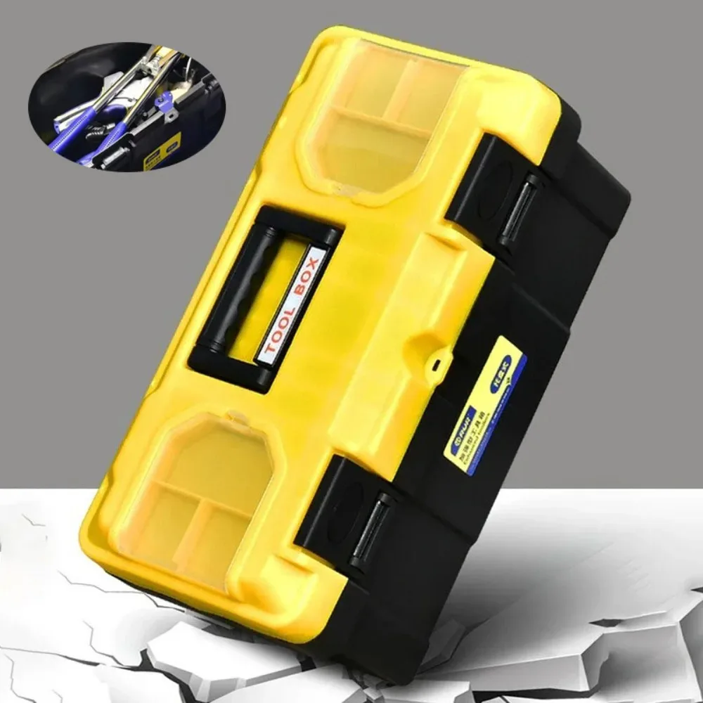 Portable Tool Suitcase Lock Professional Shockproof Environmental Protection Plastic Suitcase Organizer Storage Tough System