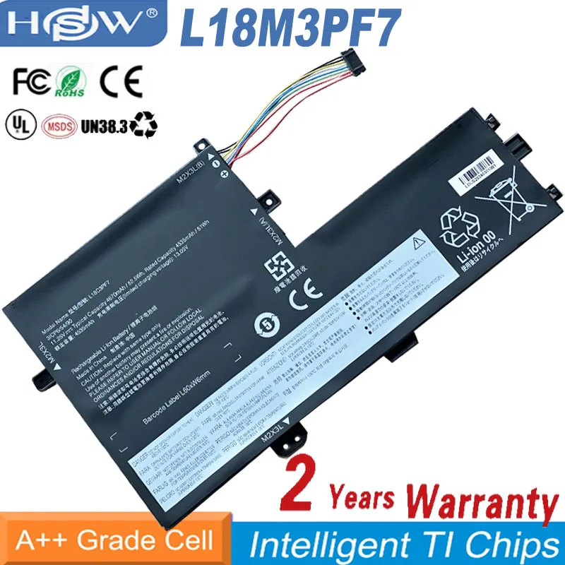 

NEW L18M3PF7 L18M3PF6 L18L3PF3 L18C3PF7 L18L3PF2 L18C3PF6 Laptop Battery For Lenovo S340-14 S340-15 C340-15IIL 11.25V 35WH