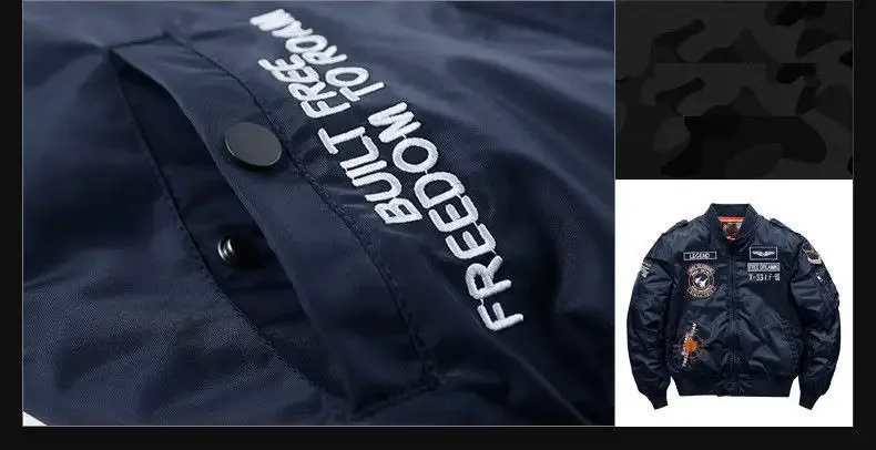Winter Hip Hop Thick Warm Jacket Men High Quality Military Motorcycle Ma-1 Aviator Pilot Coats Male Baseball Bomber Jacket 25 S6bcfd91760c84c7da5b4d7a89d5264afF