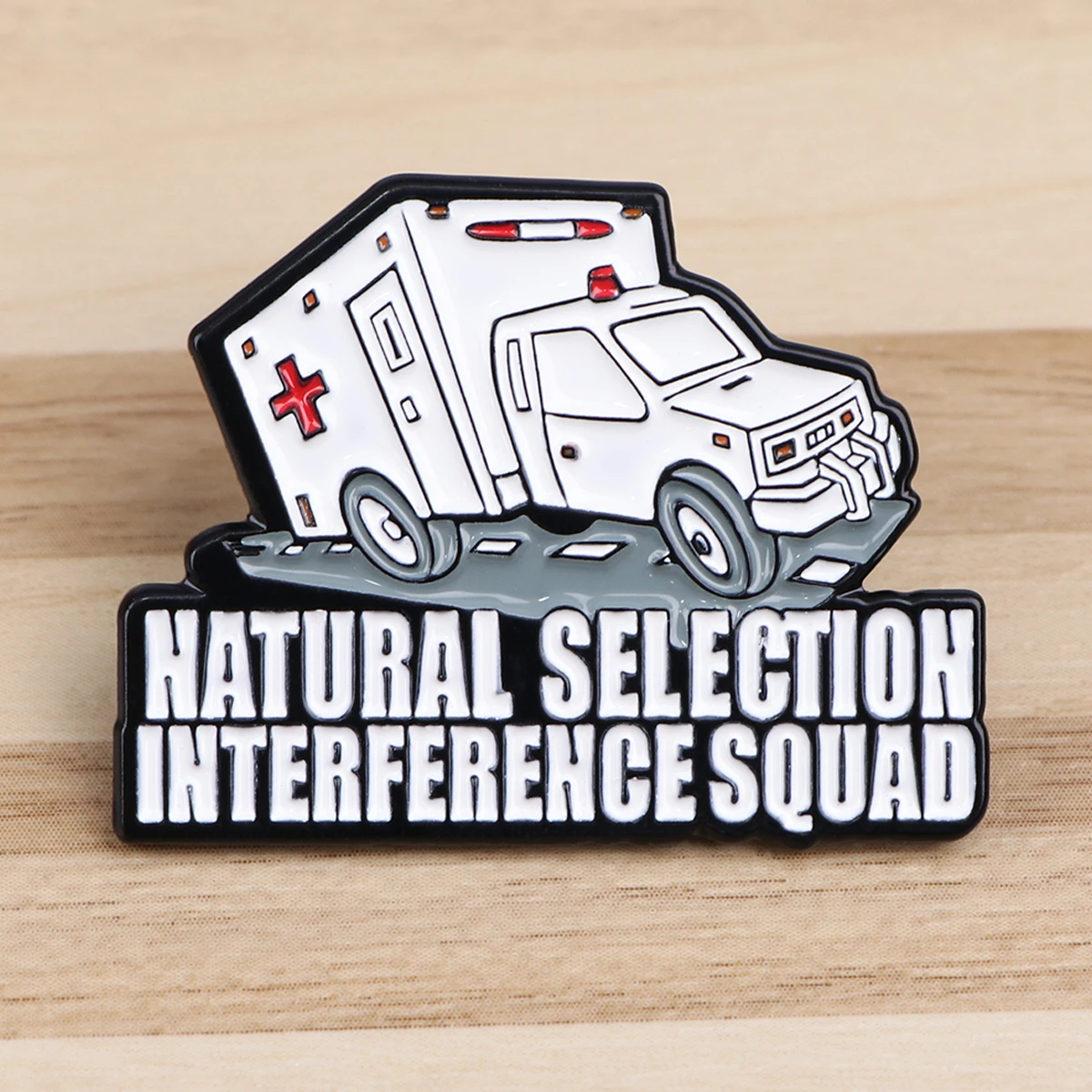 Ambulance Enamel Pin Lapel Pins for Backpacks Brooches for Women Nurse Badge Cosplay Accessories Friends Gift Toys