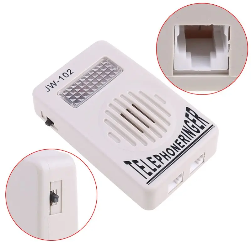 Sonnette téléphone pratique, haut-parleur, solution idéale pour les malentendants, son Extra-fort, suspension murale